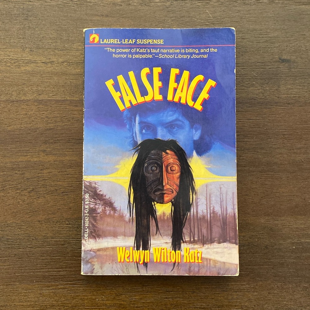 False Face by Welwyn Wilton Katz (vintage paperback, 1990)